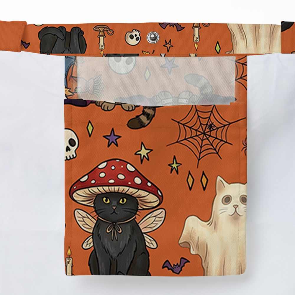 Feline Fright Fest Large Tote Bag -  - 3