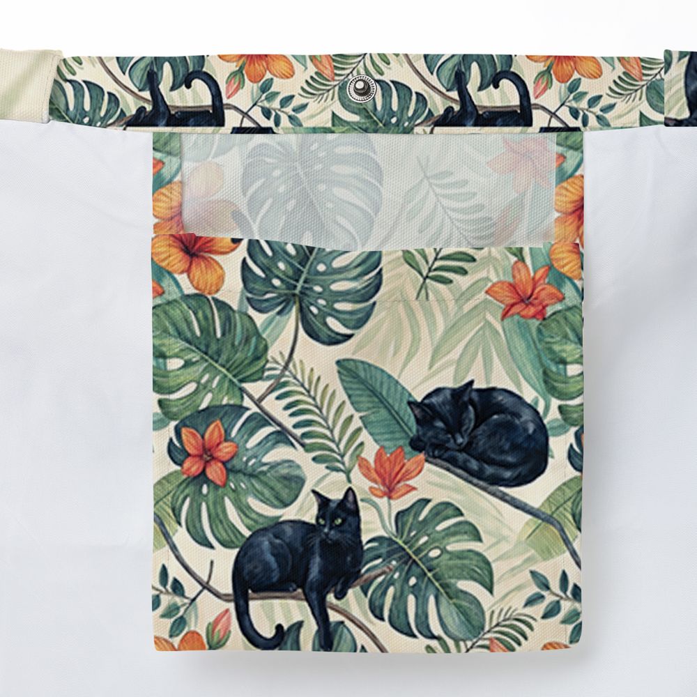 Black Cats in Tropical Foliage -  - 3
