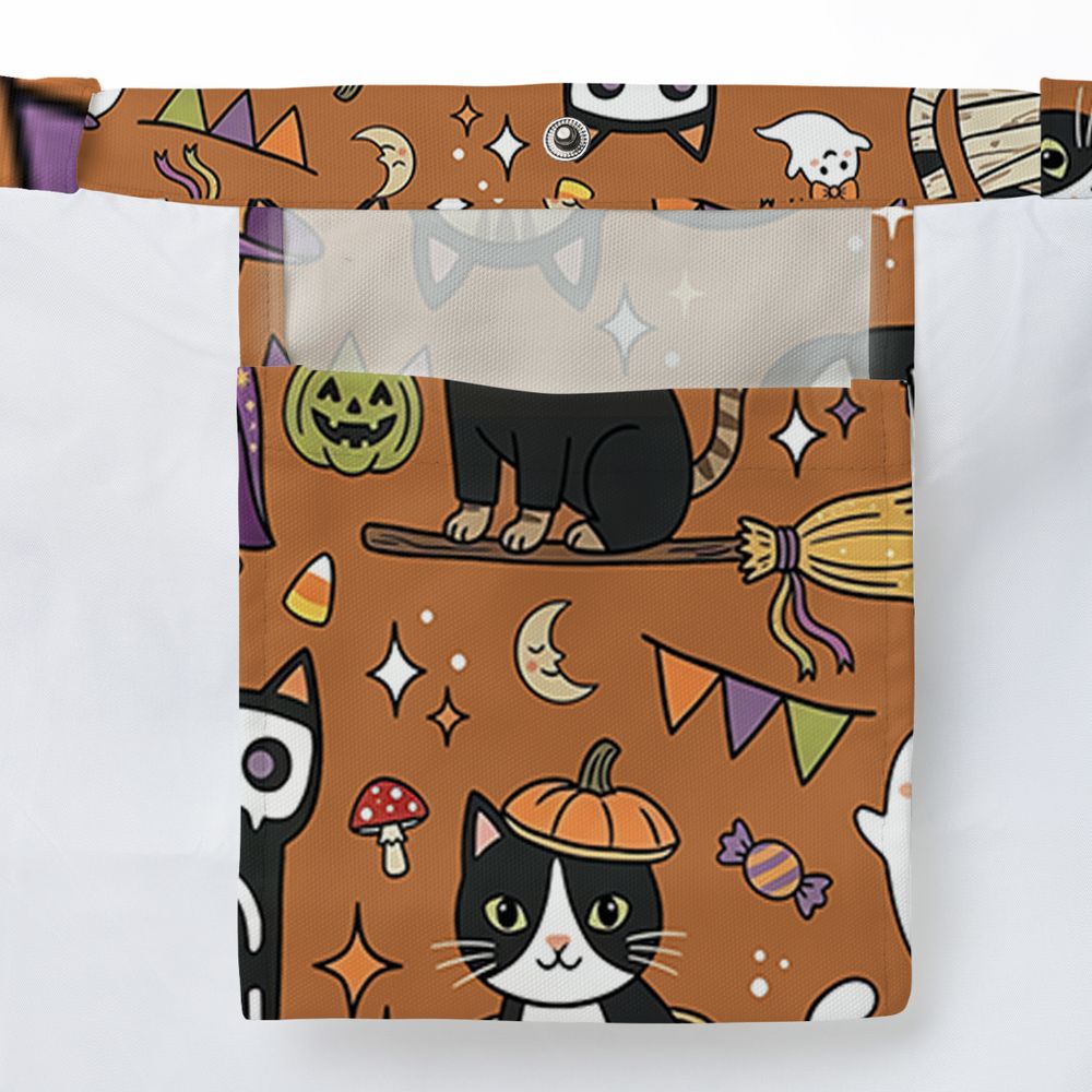 Classic Horror Cats Large Tote Bag -  - 3