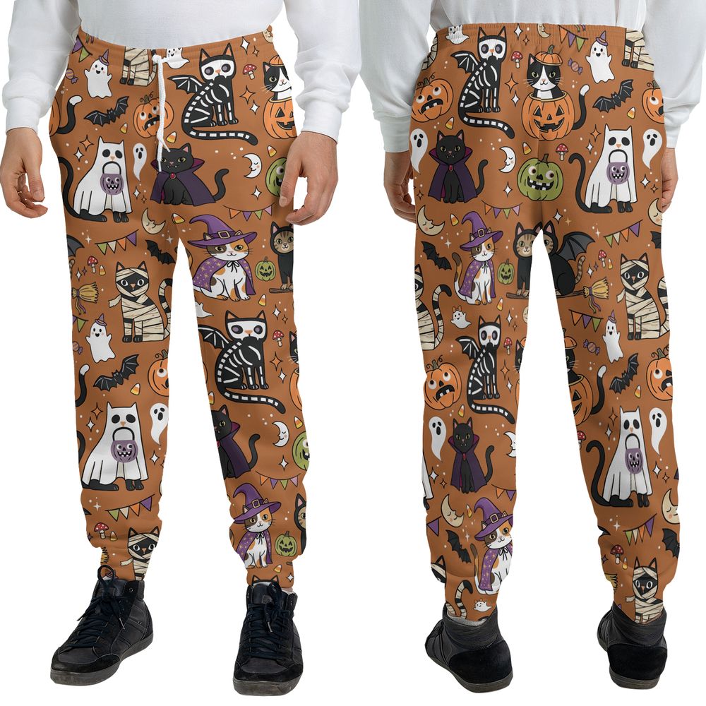 Classic Horror Cats Sweatpants -  - 3