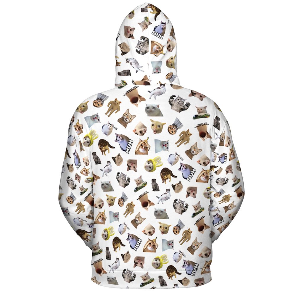 Cat memes Full Print Hoodie -  - 3
