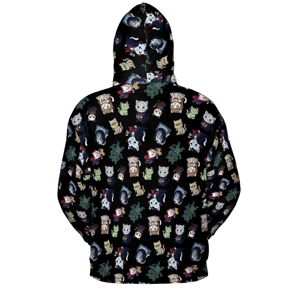 Horror cats Full Print Hoodie -  - 3