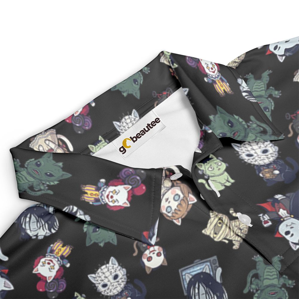 Horror cats Full Print Polo Shirt -  - 3