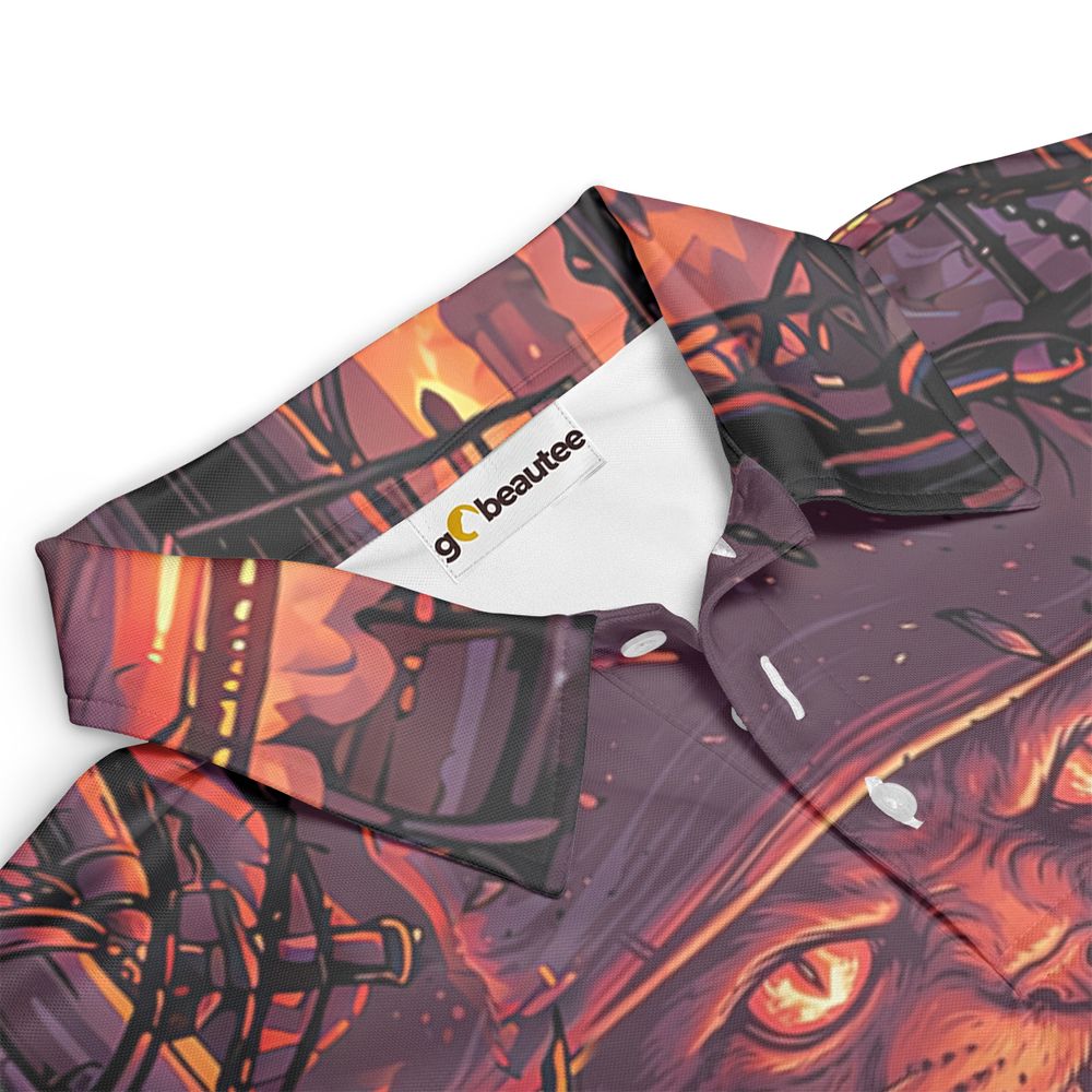Claws of the Abyss Full Print Polo Shirt -  - 3