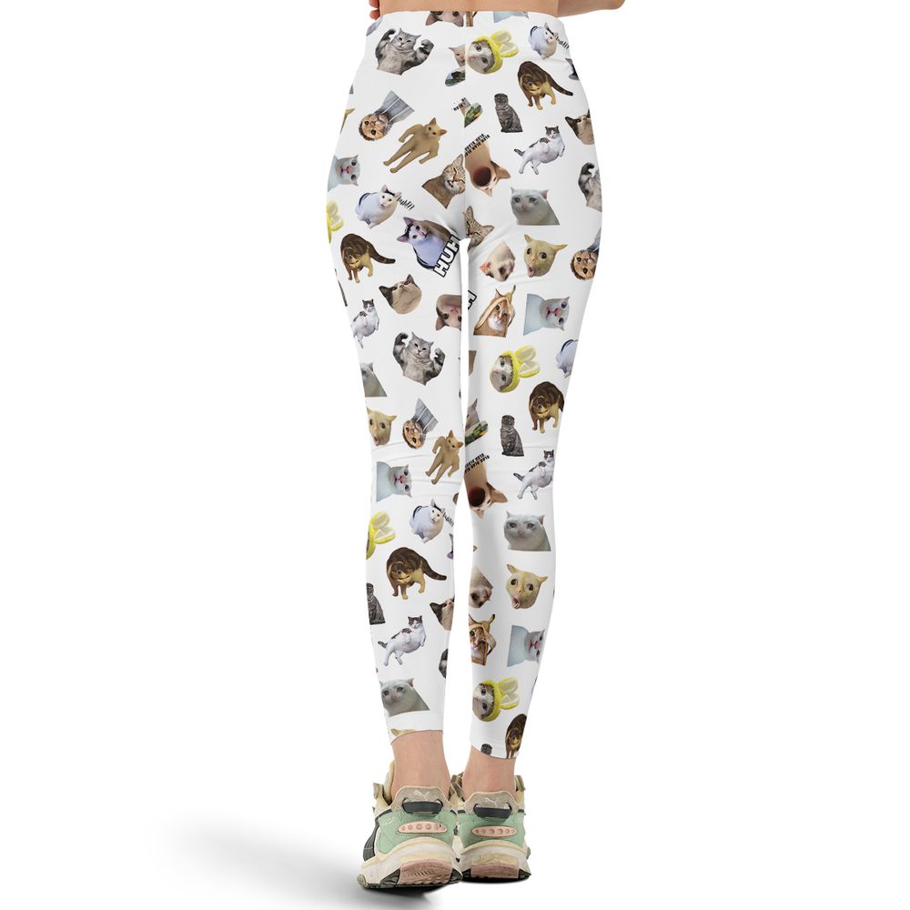 Cat memes Full Print Legging -  - 3