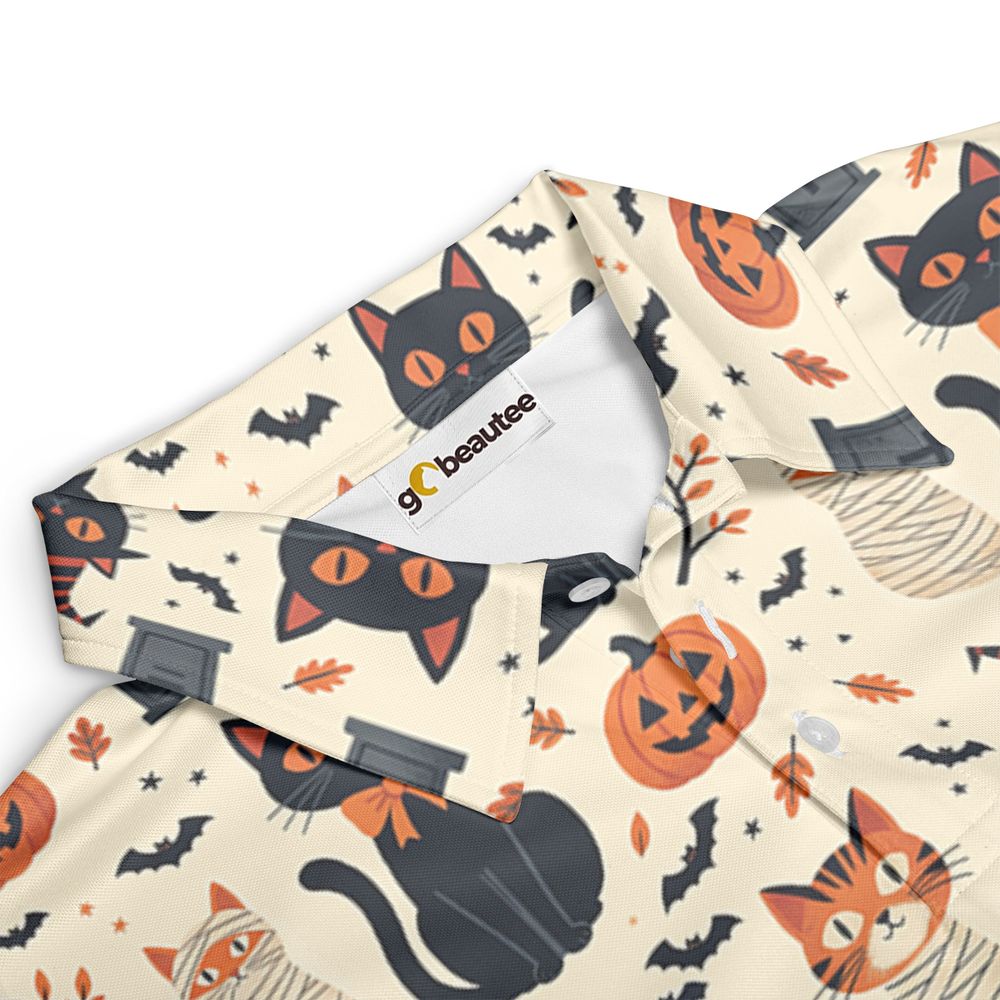 Vintage Halloween Witch & Mummy Cats -  - 3