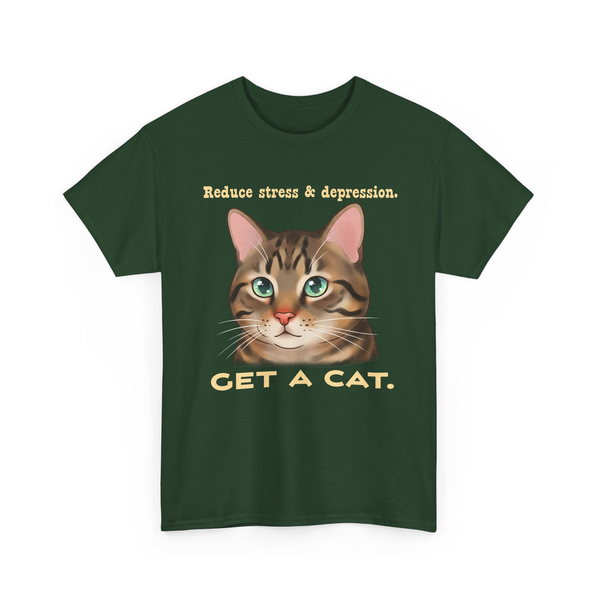 Get a Cat T-Shirt — Cute Cat Lover Tee