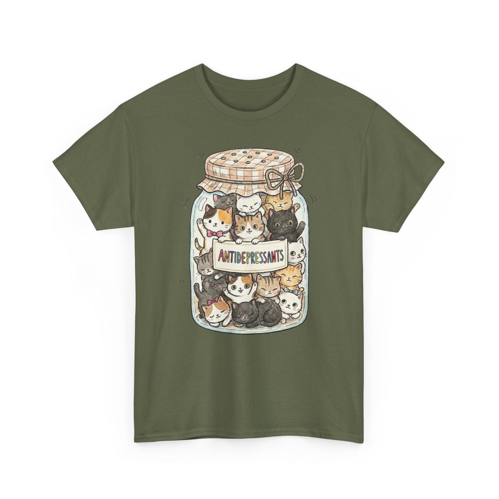 Cats Are My Antidepressants Tee — Funny Cat Lover Shirt