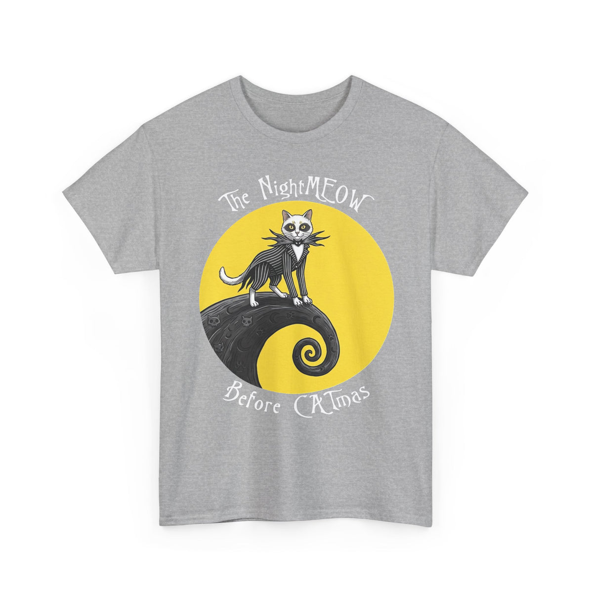 The NightMEOW Before Christmas T‑Shirt Halloween x Christmas Cat Tee