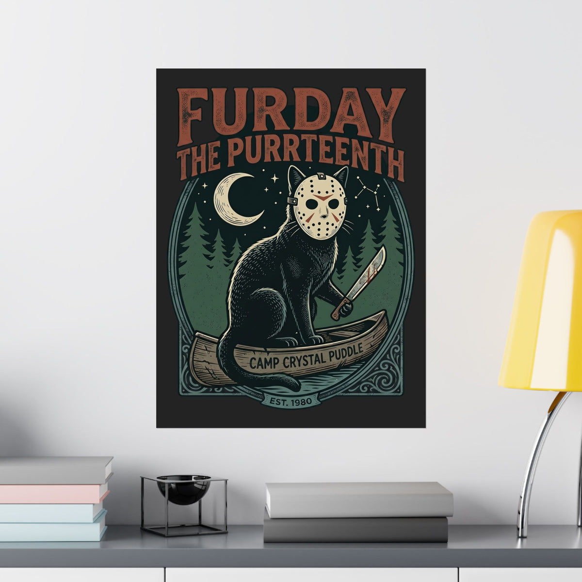 Horror Cat "Furday the Purrteenth" Poster