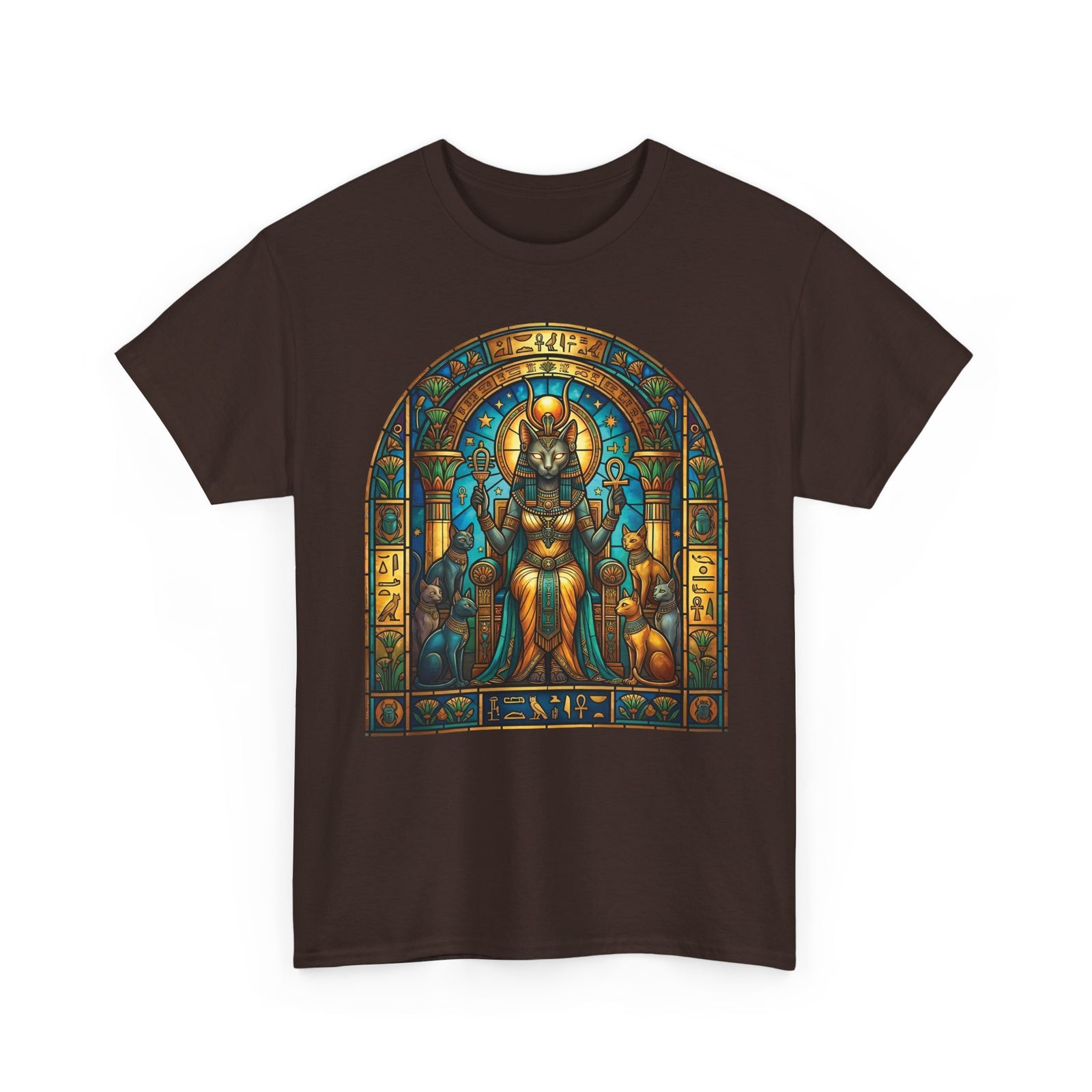 Bastet Goddess of Cats T-Shirt — Egyptian Cat Deity Tee