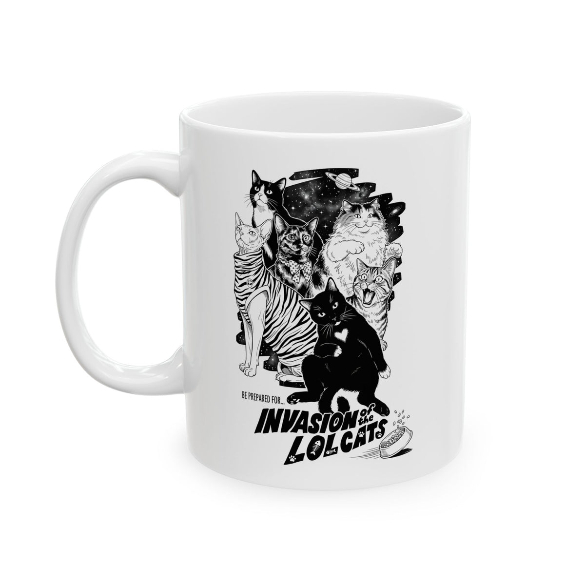 Invasion of the LOLCATS Ceramic Mug