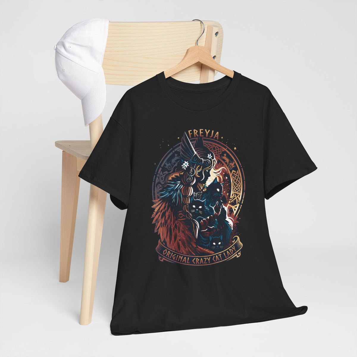 Crazy Cat Lady T-Shirt — Freyja Original Cat Lover Tee