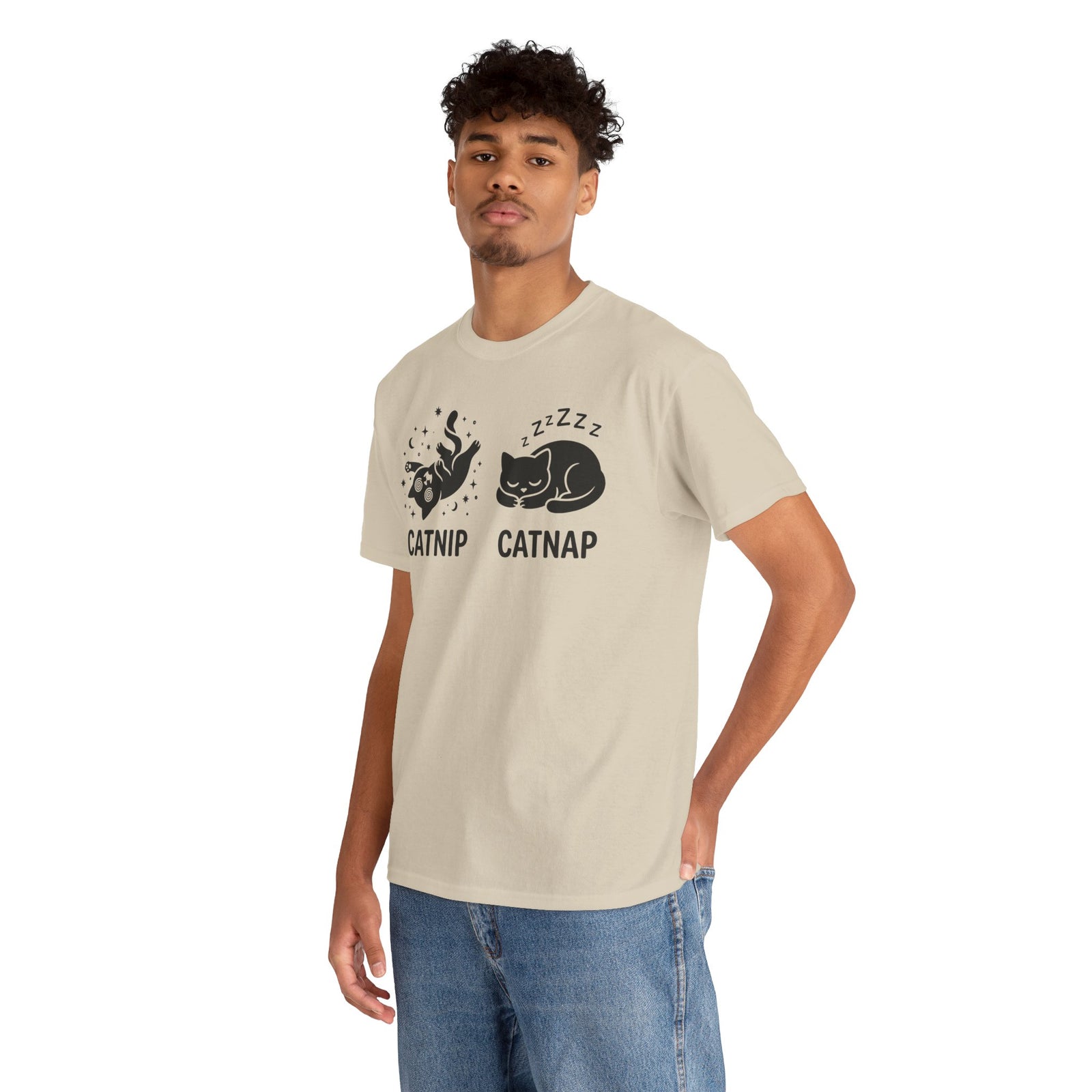 Catnip Catnap Cat T-Shirt — Cute Cat Nap Graphic Tee