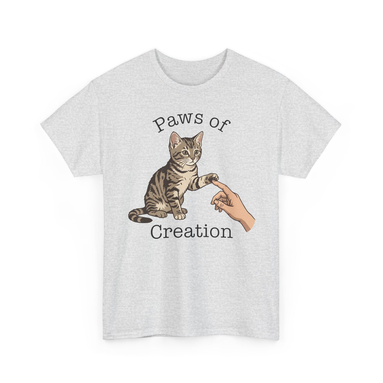 Paws of Creation Graphic Tee for Cat Lovers
