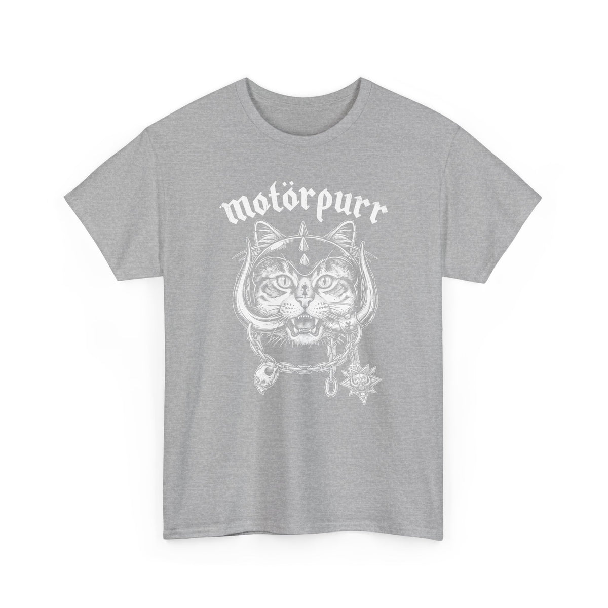 Heavy Metal Cat "Motorpurr" T-Shirt