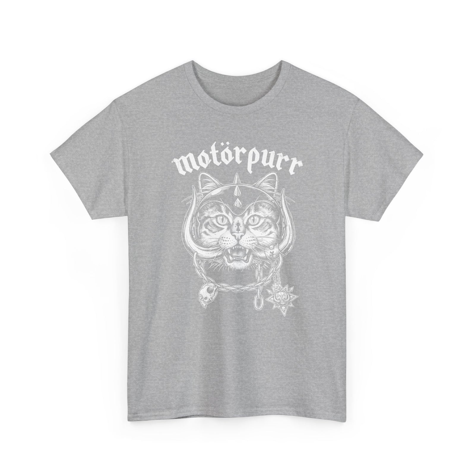 Heavy Metal Cat "Motorpurr" T-Shirt