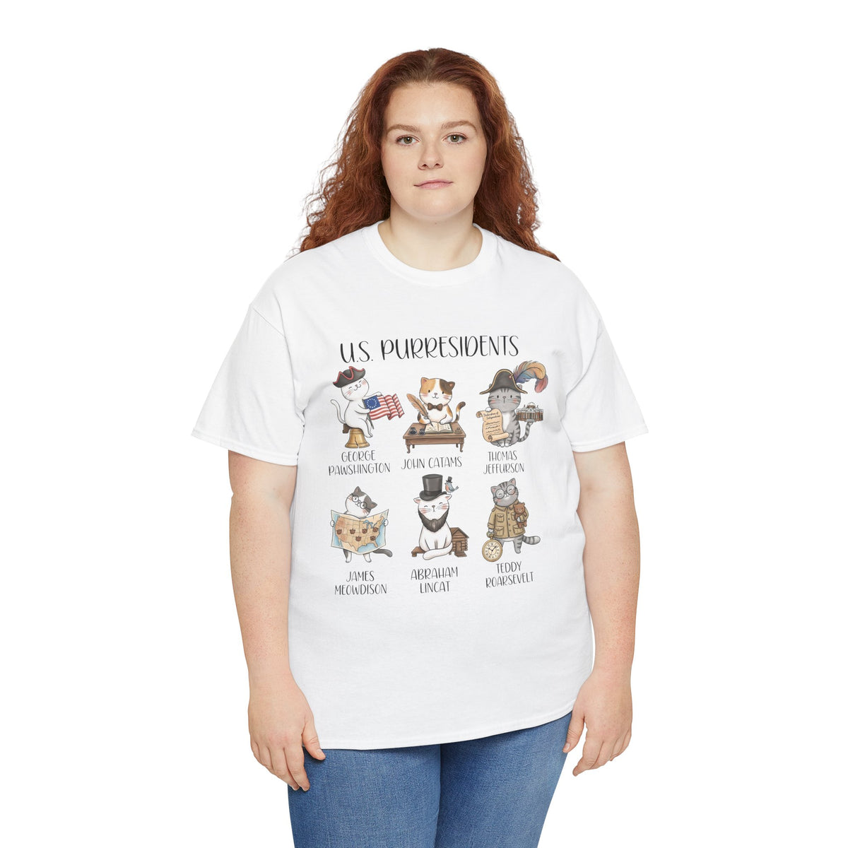 US Purresidents Funny Cat T-Shirt