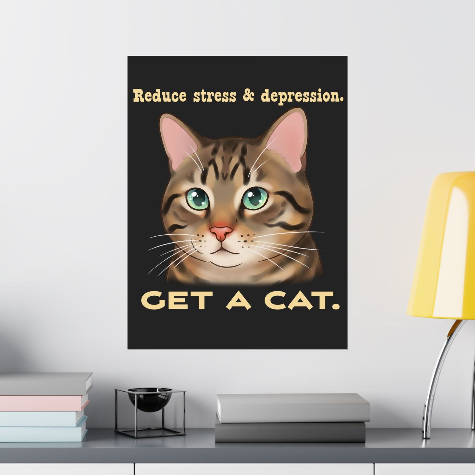 Get a Cat Poster — Cute Cat Lover Poster