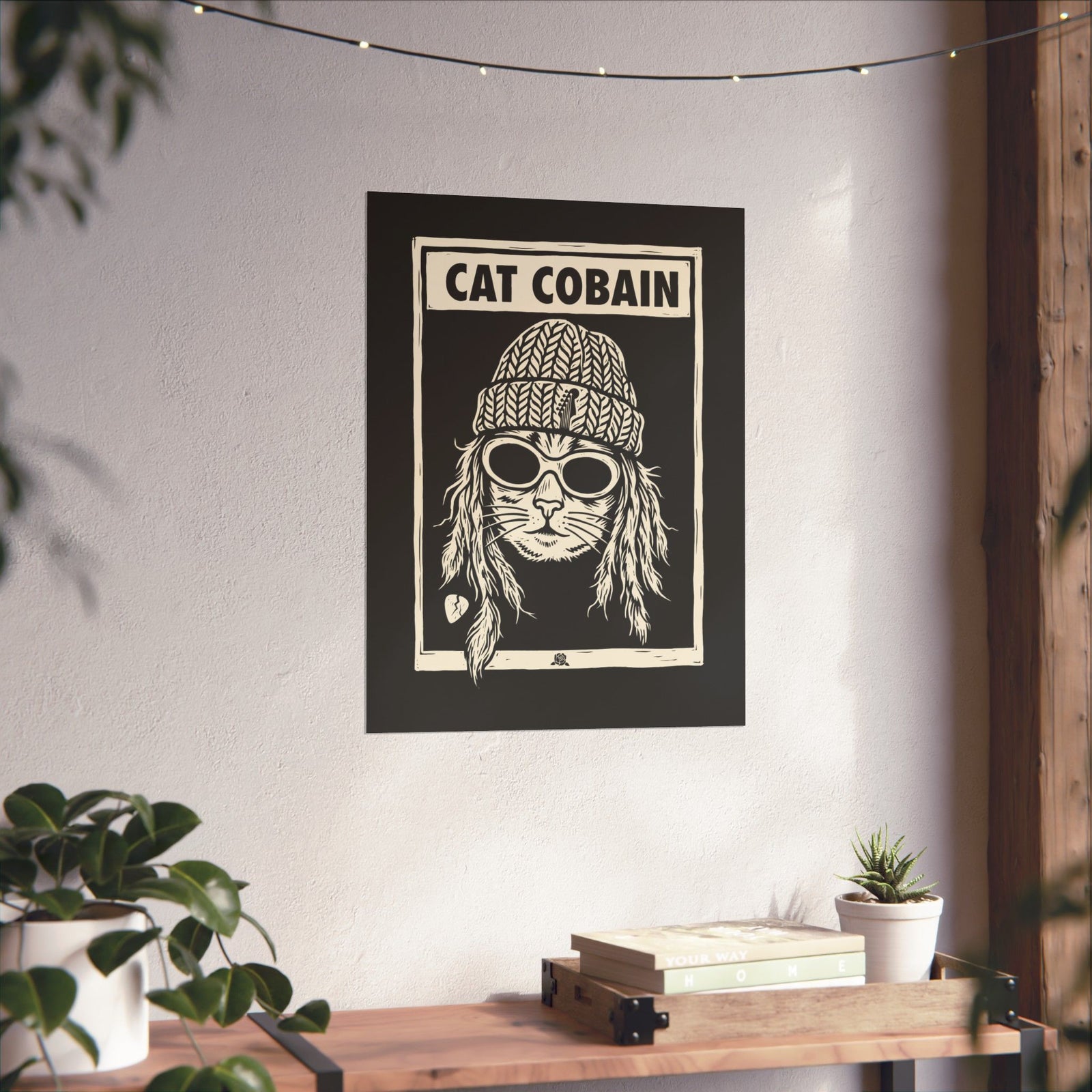 Cat Cobain Poster