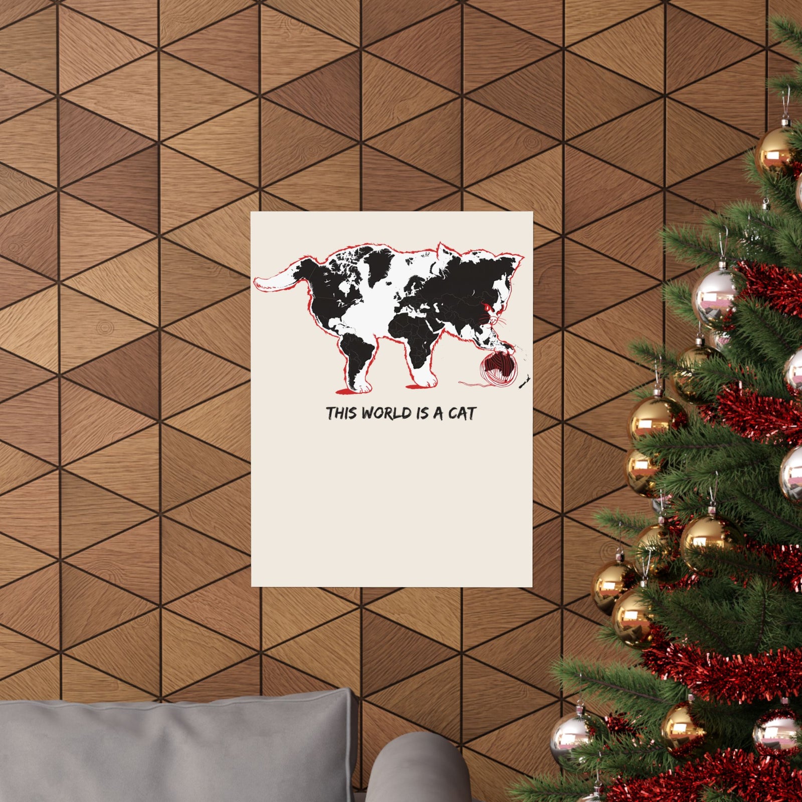 This World Is A Cat Poster