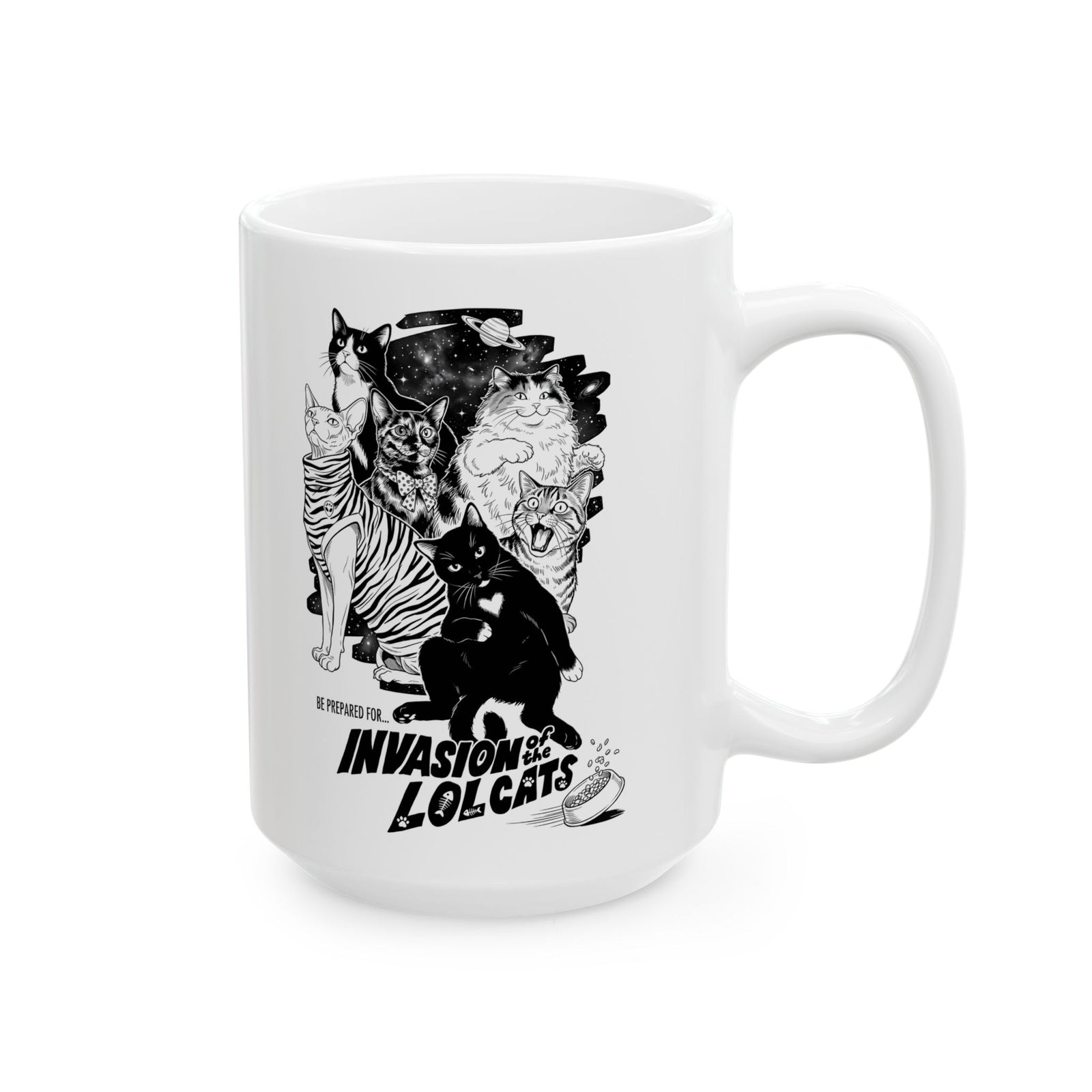 Invasion of the LOLCATS Ceramic Mug