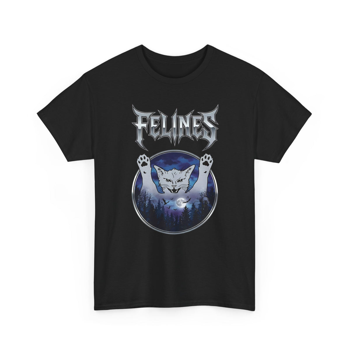 Felines Ghost T-Shirt — Spooky Cat Graphic Tee