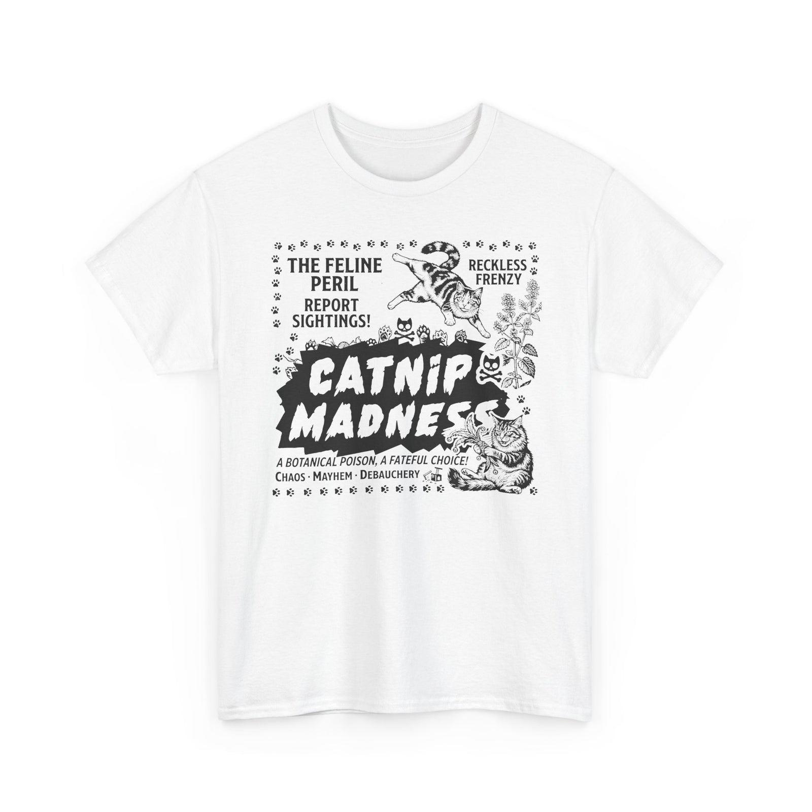 Catnip Madness Cat T-Shirt