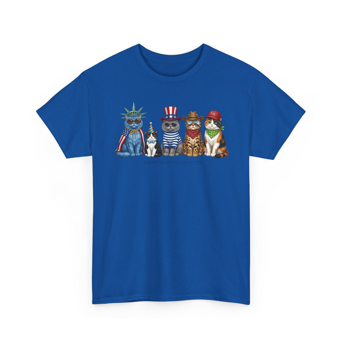 Earth Needs Fluffy Kitty T-Shirt