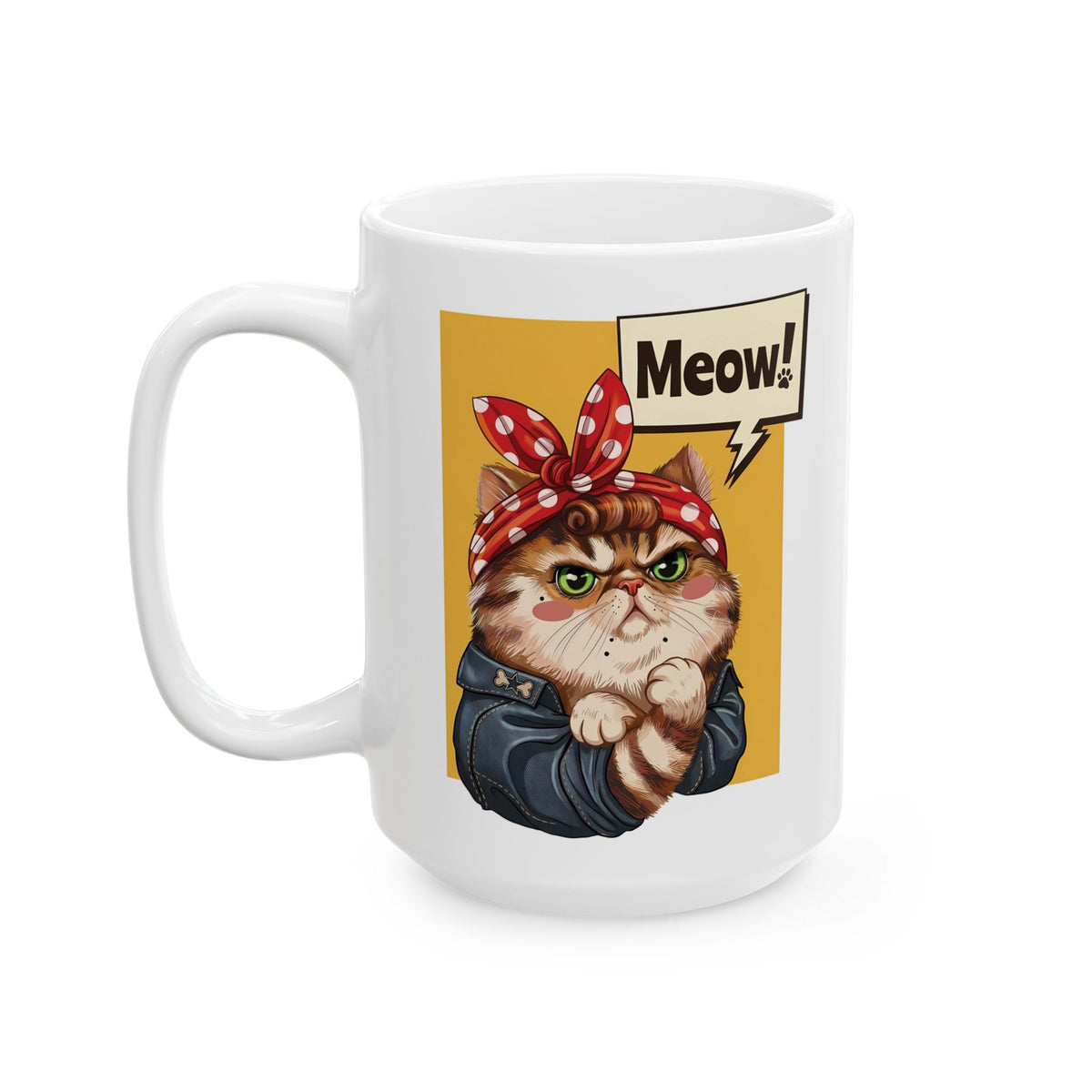 The Feminist Cat Ceramic Mug
