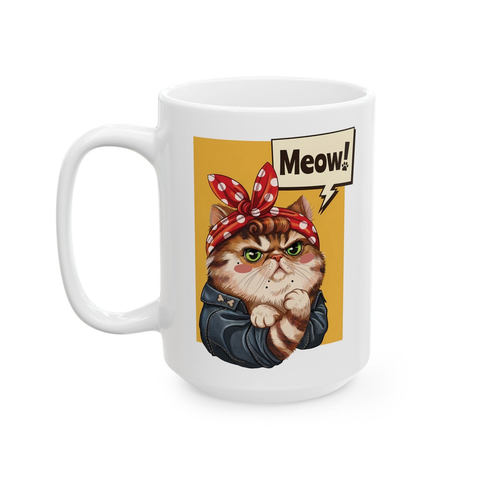 The Feminist Cat Ceramic Mug