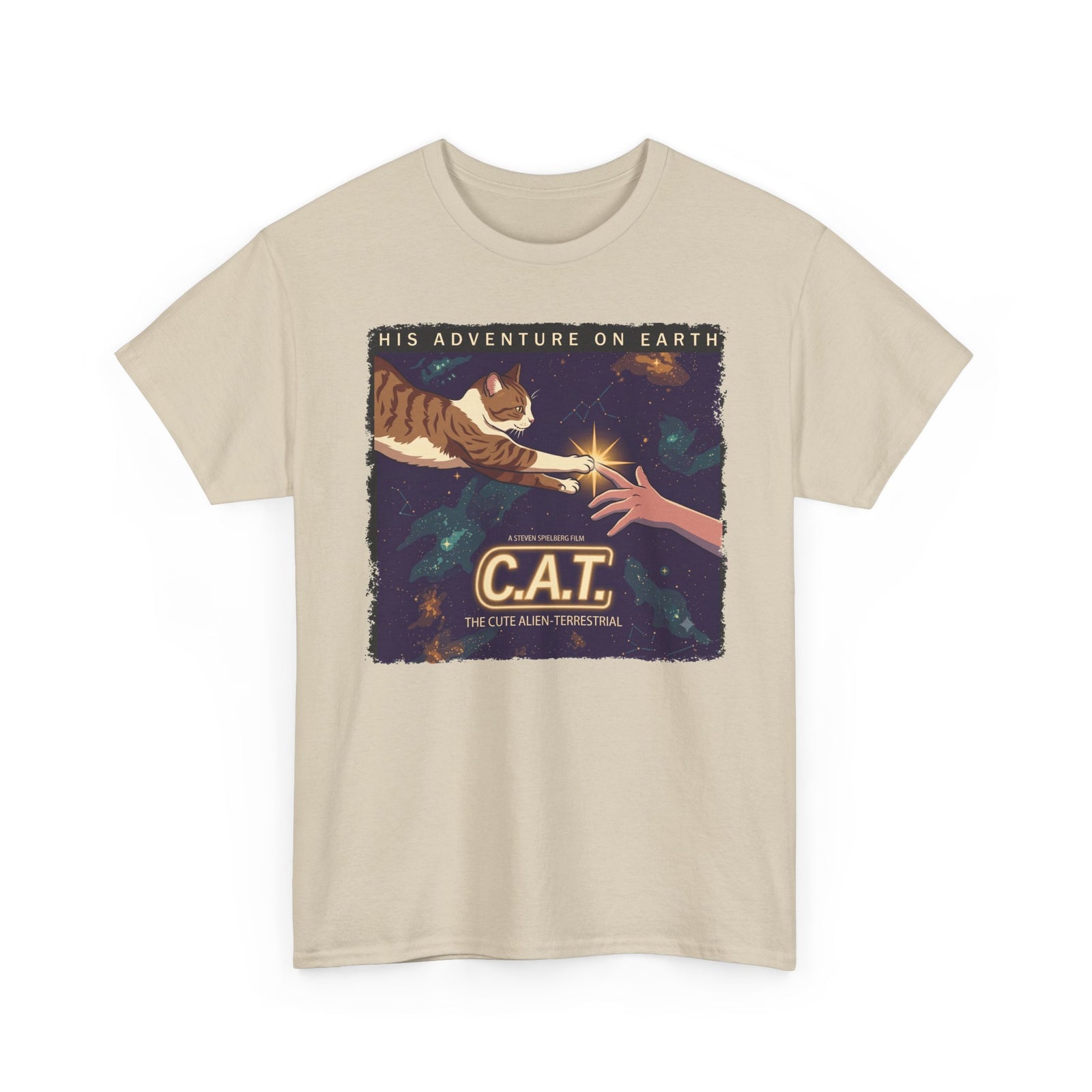 Cat Space Tee — "C.A.T. The Interstellar Traveler" Graphic T-Shirt