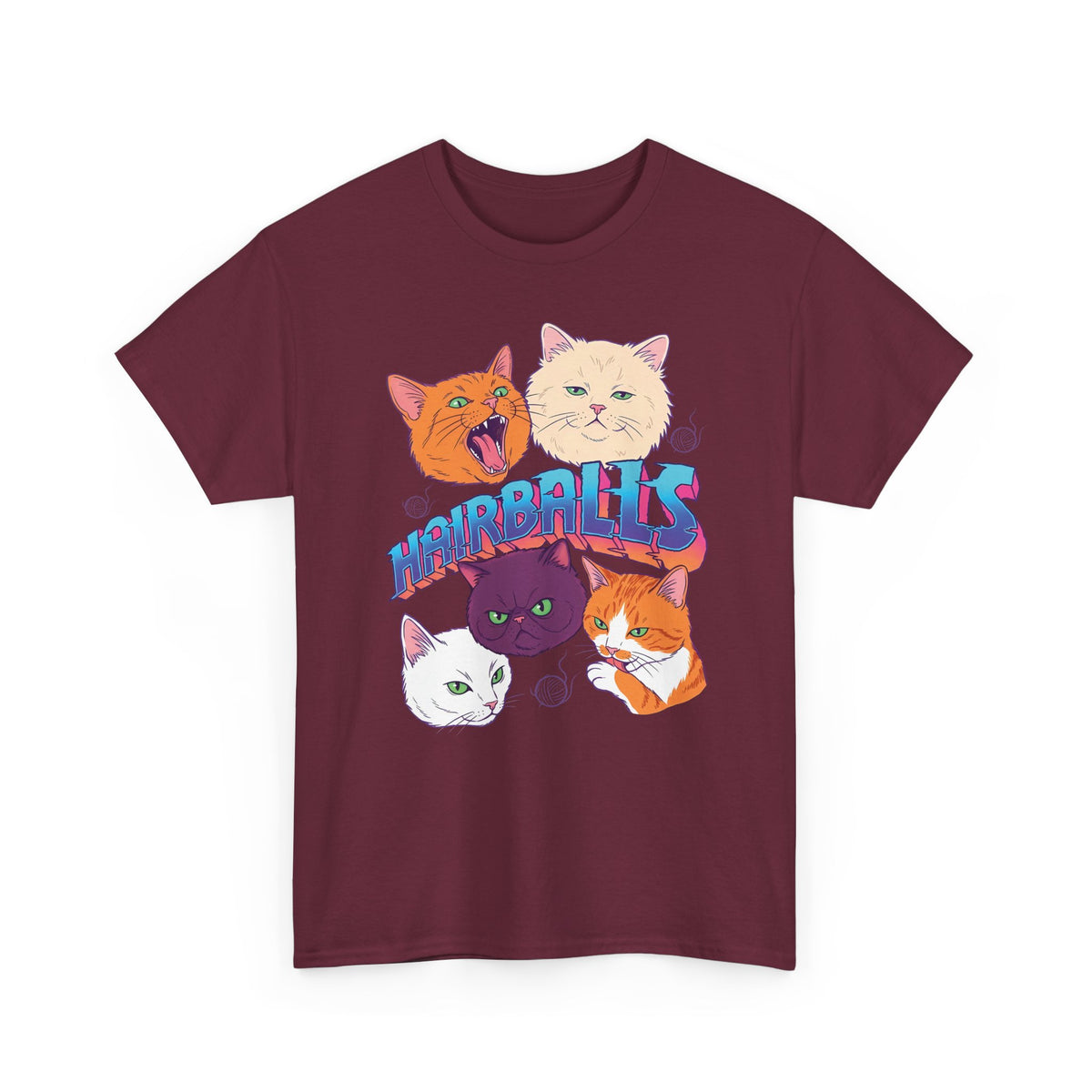 Cats Hairballs T-Shirt — Funny Cat Lover Tee