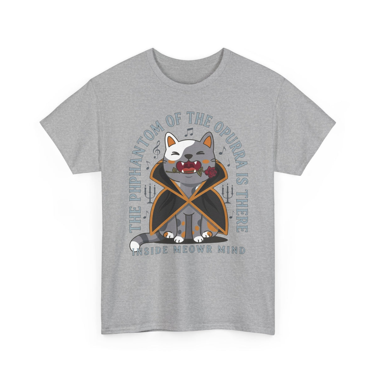 Phantom of the Opurra T-Shirt — Cat Musical Parody Tee