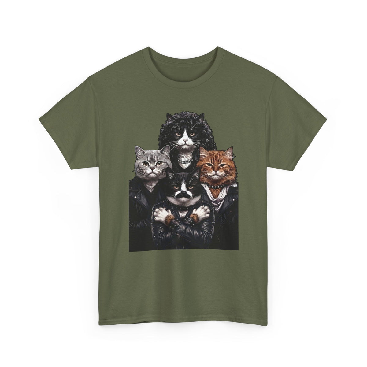 Bohemian Catsody T-Shirt — Retro 80s Hard Rock Feline Band Parody