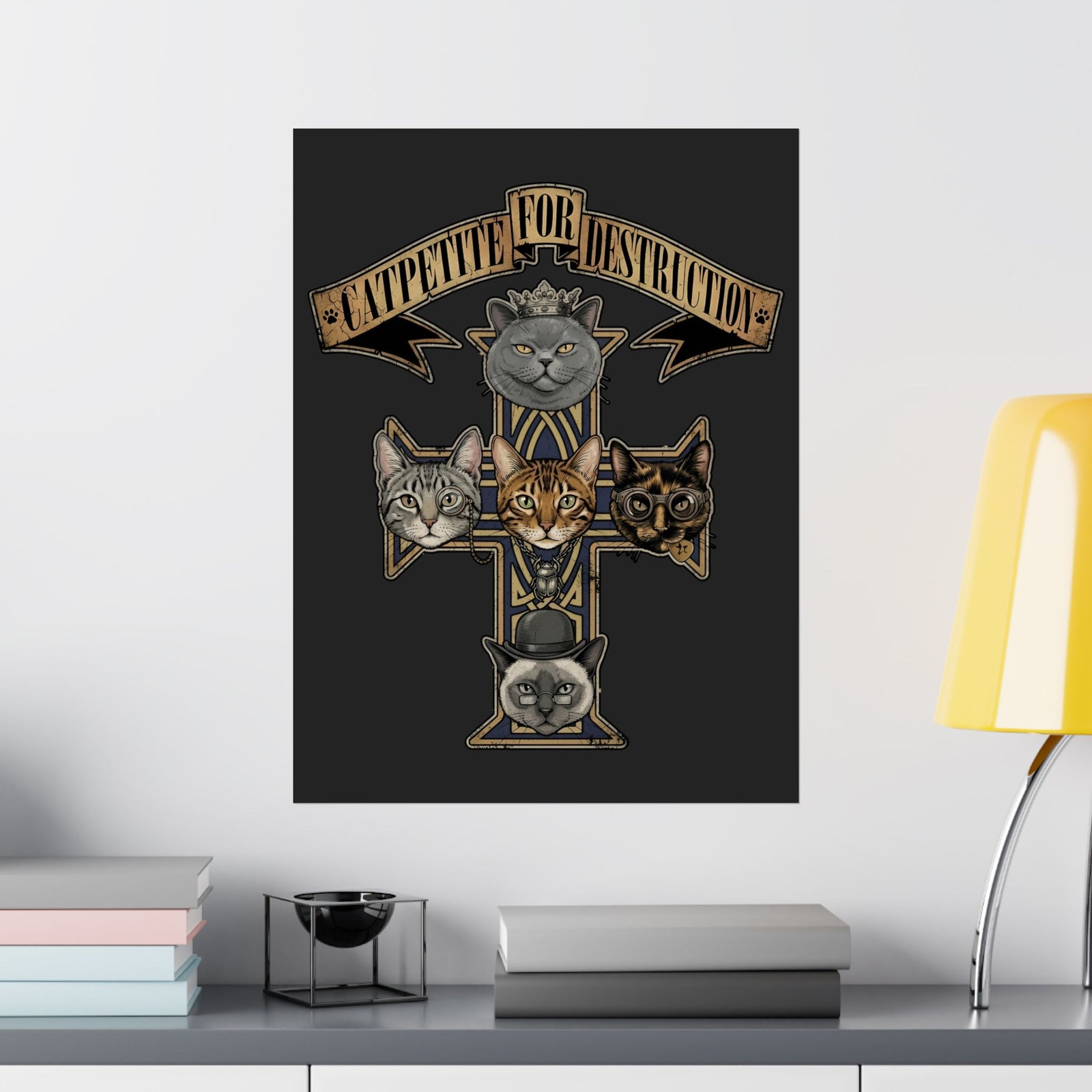 Catpetite For Destruction Poster