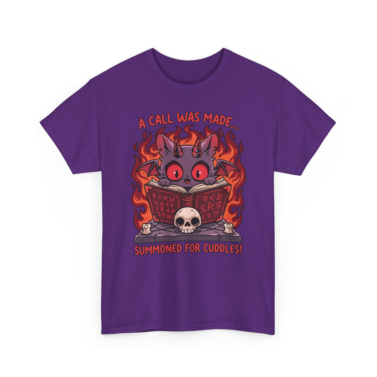 Summoned for Cuddles Cat T-Shirt — "A Call Was Made" Cute Cat Tee