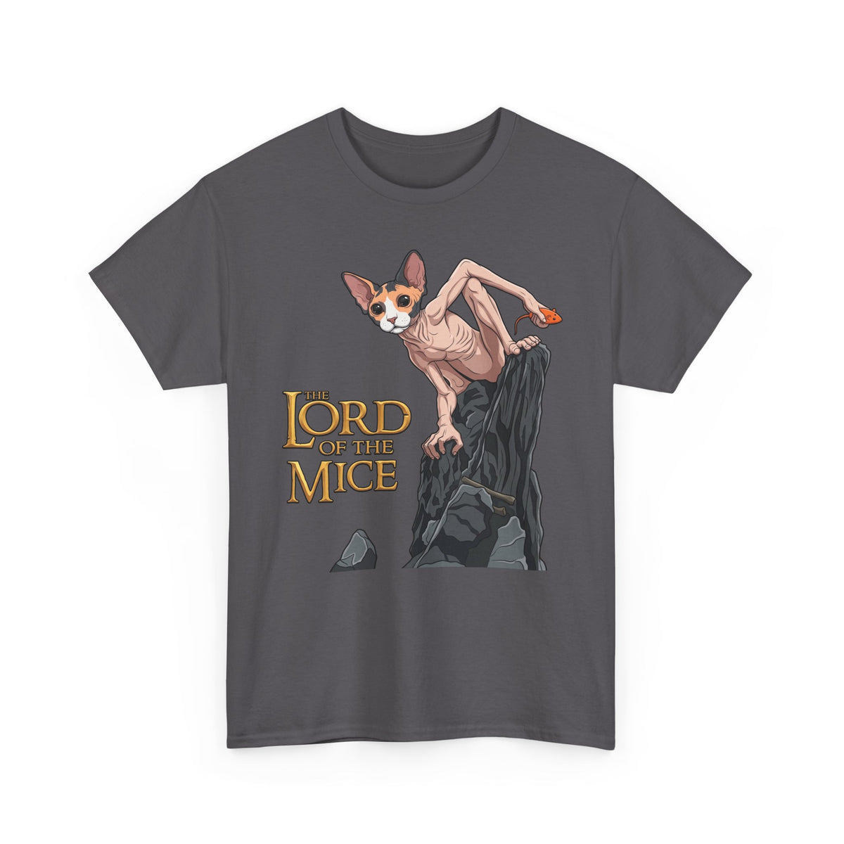 Lord of the Mice T‑Shirt — Fantasy Sphynx Cat Parody Tee