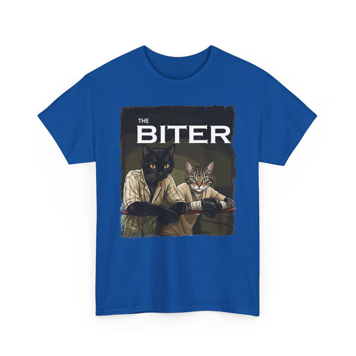 The Biter Cat T-Shirt — Retro Boxing Cats Graphic Tee
