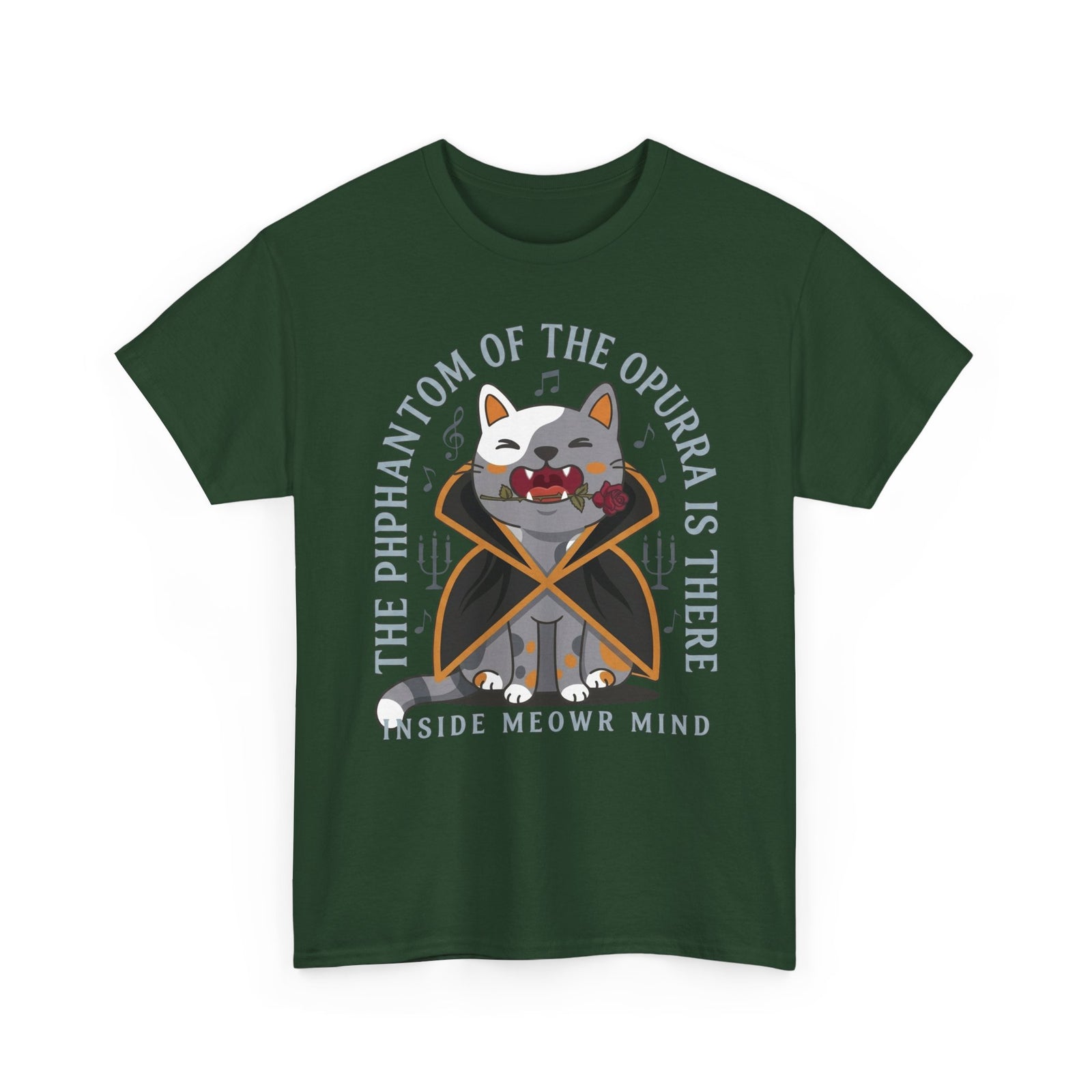 Phantom of the Opurra T-Shirt — Cat Musical Parody Tee