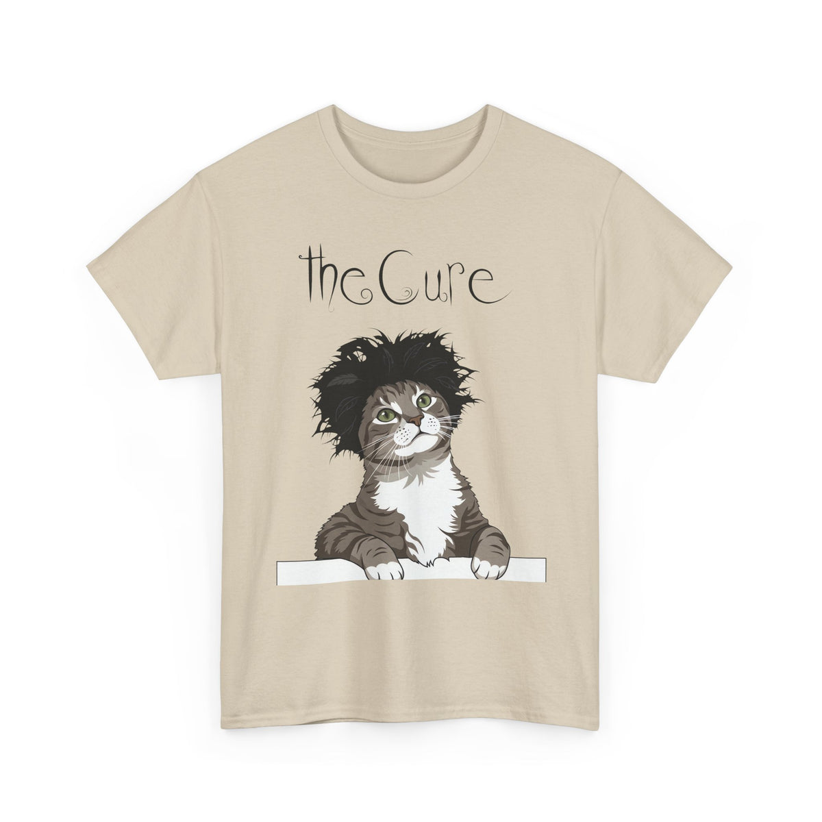 The Cure Kitten Band Tee Cute Cat