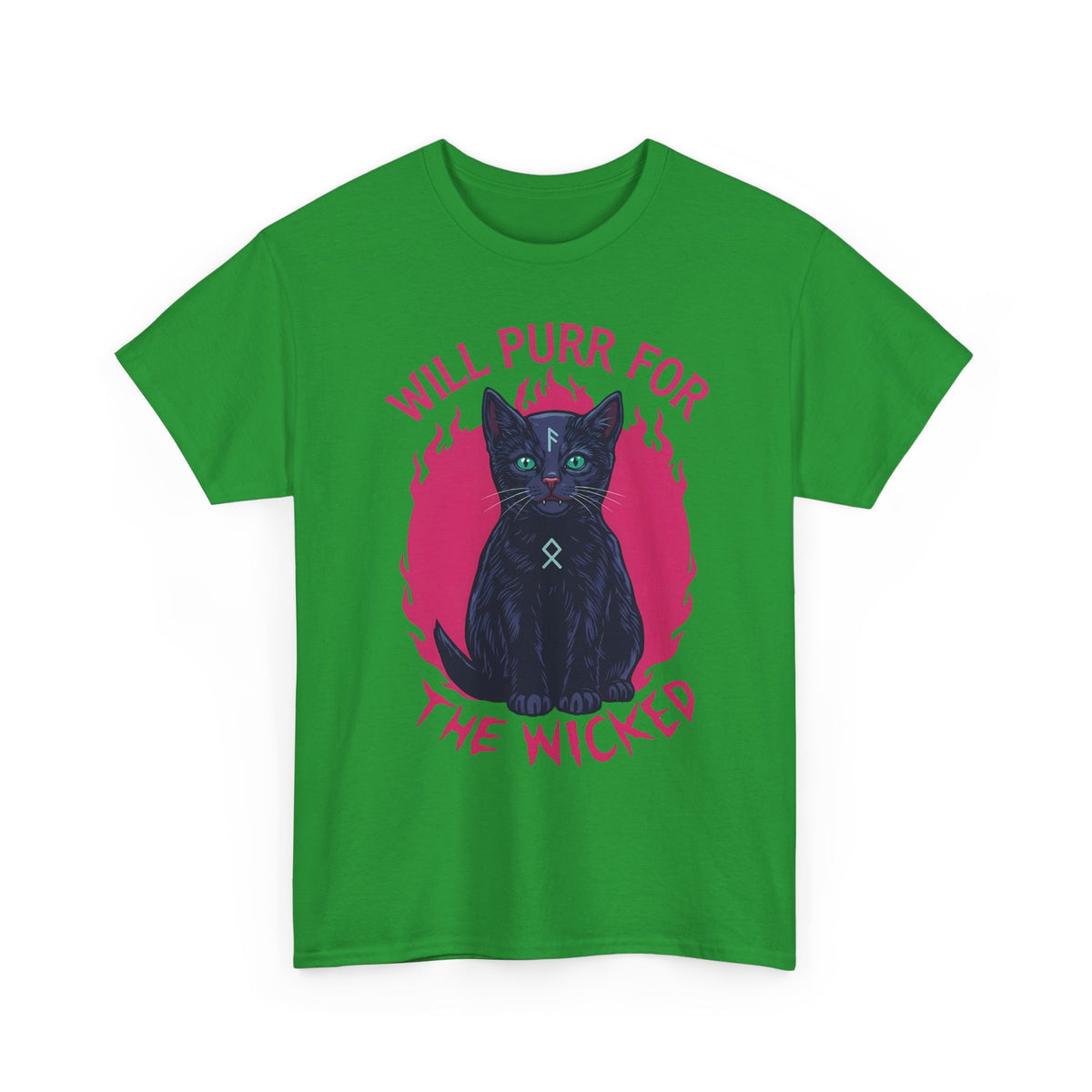 Will Purr For the Wicked Black Cat T-Shirt