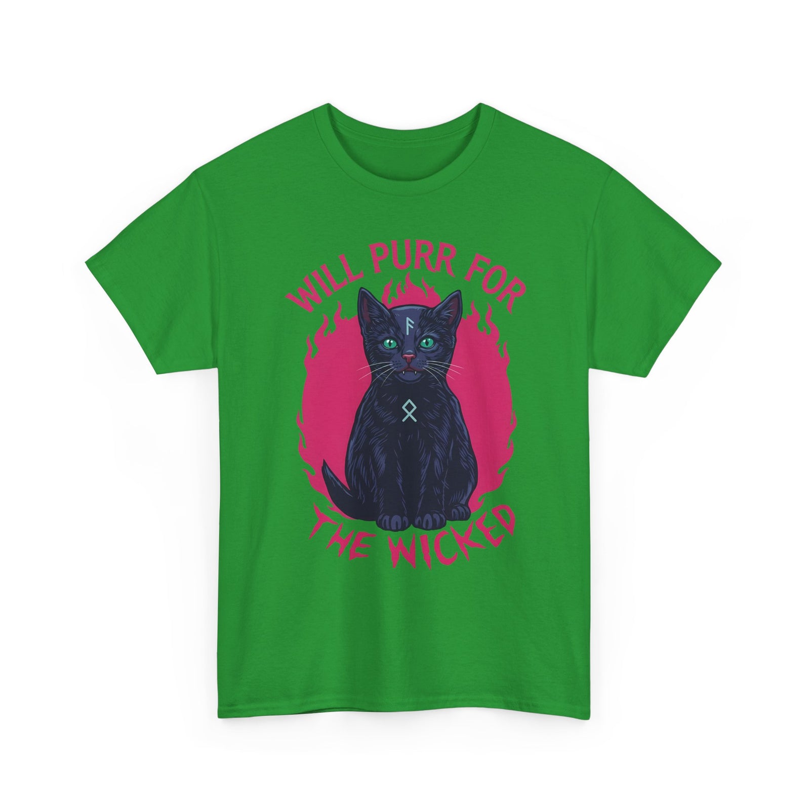 Will Purr For the Wicked Black Cat T-Shirt