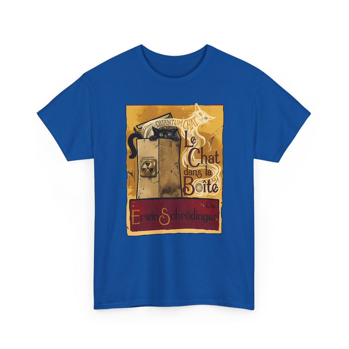 Le Chat dans la Boite Cat T-Shirt — Cute French Cat Graphic Tee