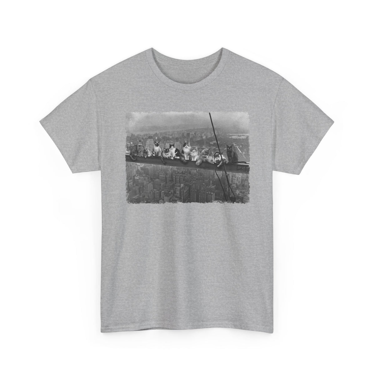 Skyscraper Cats T-Shirt — Urban Cat Skyline Tee