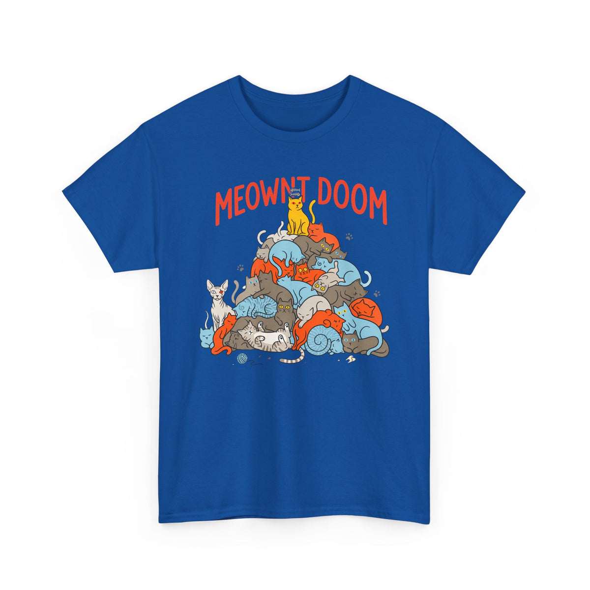 Meownt Doom T-Shirt — Funny Cat 'meownt doom' Graphic Tee