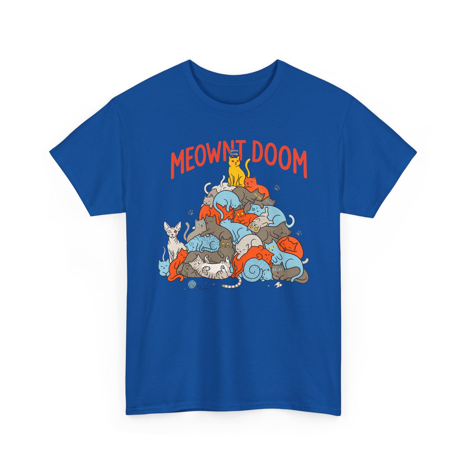 Meownt Doom T-Shirt — Funny Cat 'meownt doom' Graphic Tee
