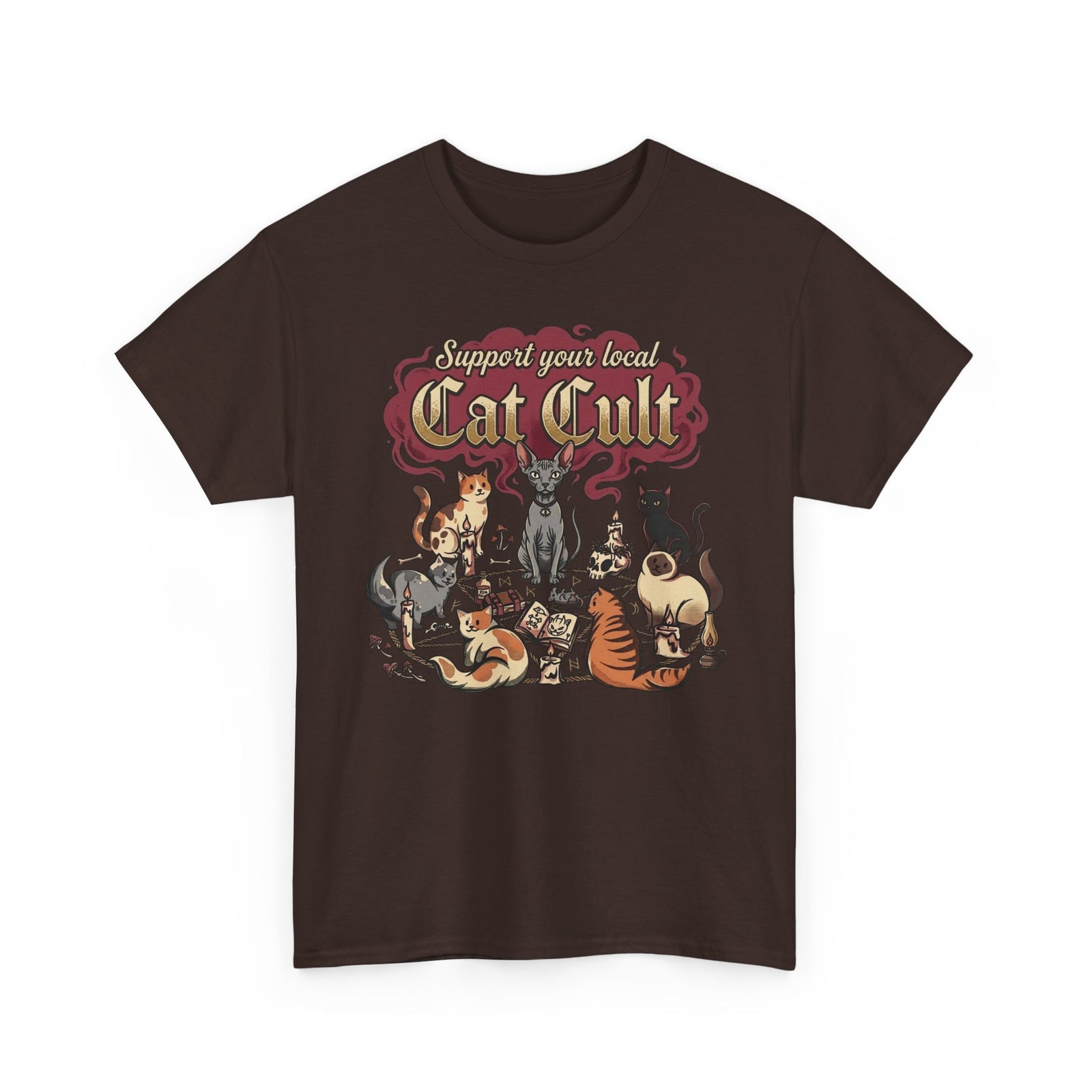 Support Your Local Cat Cult T-Shirt — Funny Cat Lover Tee
