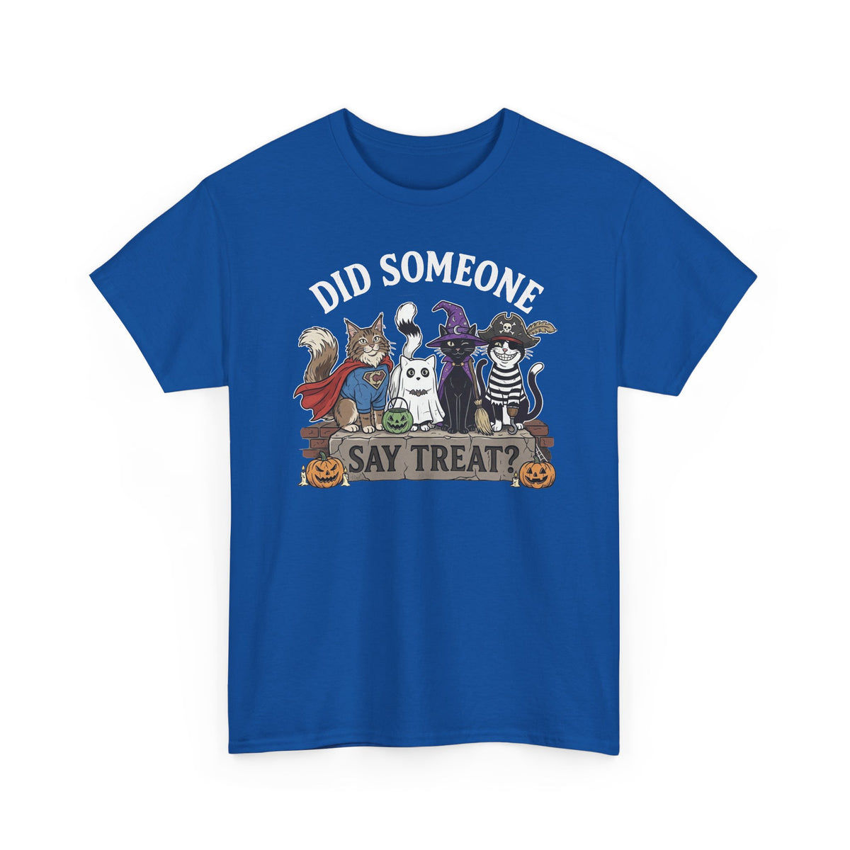 Halloween Cats "Did Someone Say Treat?" T-Shirt