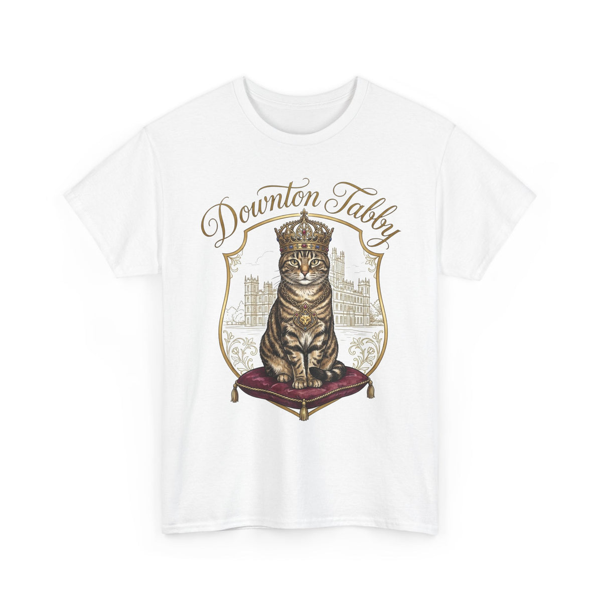 Downton Abbey Cat Parody T-Shirt — Funny Period Drama Cat Tee